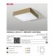 Plafoniere - Plafoniera LED cu telecomanda design slim MONZA S 30 CCT neagra