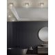 Spoturi tavan fals - Spot incastrat tavan/plafon design decorativ ESTER SQUARE 1 BLACK