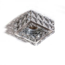 Spoturi tavan fals - Spot incastrat tavan/plafon design decorativ ESTER SQUARE 2 CHROME