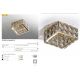 Spoturi tavan fals - Spot incastrat tavan/plafon design decorativ ESTER SQUARE 2 CHROME