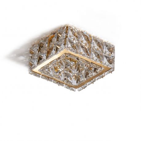 Spoturi tavan fals - Spot incastrat tavan/plafon design decorativ ESTER SQUARE 2 GOLD