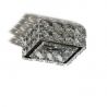 Spot incastrat tavan/plafon design decorativ ESTER SQUARE 2 BLACK