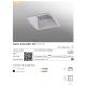 Spoturi tavan fals - Spot LED incastrabil tavan/plafon AIDA SQUARE 9W negru