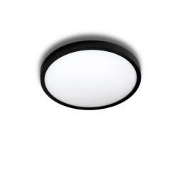 Plafoniere - Mini Plafoniera LED design slim MALTA R 23 3000K neagra