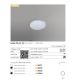 Plafoniere - Mini Plafoniera LED design slim MALTA R 23 4000K neagra