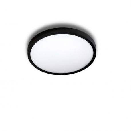 Plafoniere - Mini Plafoniera LED design slim MALTA R 23 4000K neagra