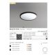 Plafoniere - Plafoniera LED design slim MALTA R 40 4000K alba