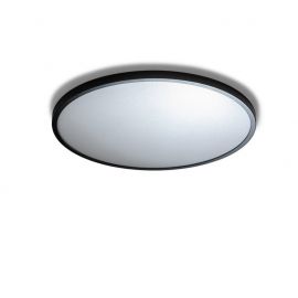 Plafoniere - Plafoniera LED design slim MALTA R 40 4000K neagra