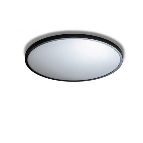 Plafoniere - Plafoniera LED design slim MALTA R 40 4000K neagra