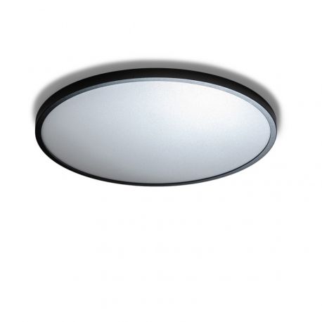 Plafoniere - Plafoniera LED design slim MALTA R 50 3000K neagra