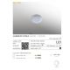 Spoturi tavan fals - Spot LED incastrabil tavan/plafon baie LAMIR R 9 IP44 3000K