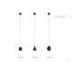 Pendule, Lustre suspendate - Pendul LED design modern COMET