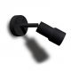 Aplica tip spot LED directionabil de perete/tavan LUMI neagra