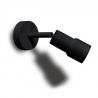 Aplica tip spot LED directionabil de perete/tavan LUMI neagra