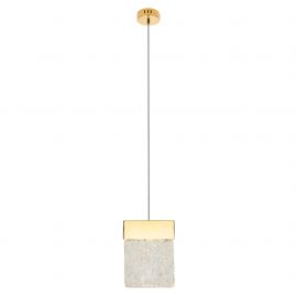 Pendule, Lustre suspendate - Pendul LED dimabil design modern VETRO auriu