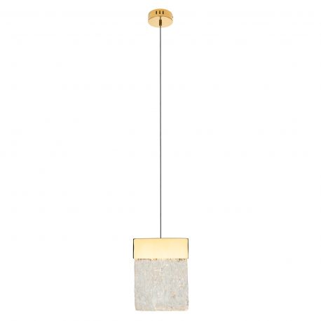 Pendule, Lustre suspendate - Pendul LED dimabil design modern VETRO auriu