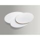 Aplice, corpuri de iluminat pentru pereti - Aplica de perete LED ambientala CLOVER OVAL alba