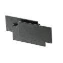 Aplica de perete LED ambientala CLOVER SQUARE neagra