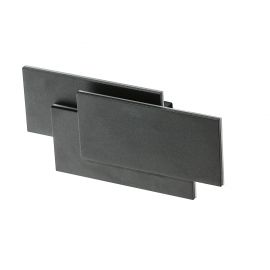 Aplica de perete LED ambientala CLOVER SQUARE neagra