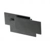 Aplica de perete LED ambientala CLOVER SQUARE neagra