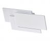 Aplica de perete LED ambientala CLOVER SQUARE alba