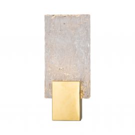Aplice, corpuri de iluminat pentru pereti - Aplica de perete LED design modern VETRO auriu