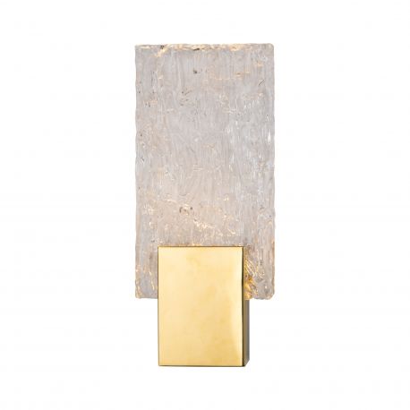 Aplice, corpuri de iluminat pentru pereti - Aplica de perete LED design modern VETRO auriu