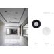 Spoturi tavan fals - Spot incastrabil tavan/perete, design modern DEEP negru