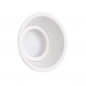 Spot incastrabil tavan/perete, design modern DEEP alb