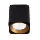 Spot aplicat LED design minimalist TUB negru/auriu