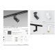Spoturi, Proiectoare pe sina - Spot LED directionabil pe sina SANTOS TRACK 3Line 12W negru
