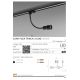 Spoturi, Proiectoare pe sina - Spot LED directionabil pe sina LUMI FLEX TRACK 3Line 5W negru