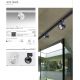 Spoturi, Proiectoare pe sina - Spot LED directionabil pe sina SKYE TRACK 3Line 12W negru