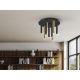 Lustre aplicate - Lustra LED dimabila aplicata design modern Varas negru/auriu