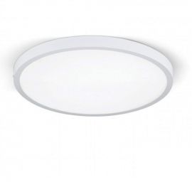 Plafoniere - Plafoniera LED moderna design slim Lero 60cm alba