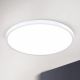 Plafoniere - Plafoniera LED moderna design slim Lero 60cm alba