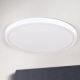 Plafoniere - Plafoniera LED moderna design slim Lero 60cm alba