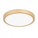 Plafoniera LED moderna design slim Lero 23cm auriu mat