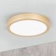 Plafoniere - Plafoniera LED moderna design slim Lero 23cm auriu mat
