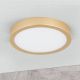 Plafoniere - Plafoniera LED moderna design slim Lero 23cm auriu mat