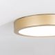 Plafoniere - Plafoniera LED moderna design slim Lero 23cm auriu mat