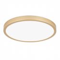 Plafoniera LED moderna design slim Lero 30cm auriu mat