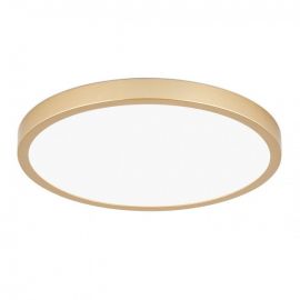 Plafoniere - Plafoniera LED moderna design slim Lero 30cm auriu mat