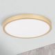 Plafoniere - Plafoniera LED moderna design slim Lero 30cm auriu mat