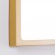 Plafoniere - Plafoniera LED moderna design slim Lero 23x23cm auriu mat
