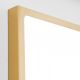 Plafoniere - Plafoniera LED moderna design slim Lero 30x30cm auriu mat