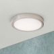Plafoniere - Plafoniera LED moderna design slim Lero 18cm aluminiu mat