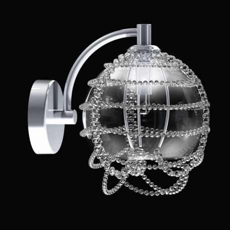 Aplice Cristal Bohemia - Aplica de perete moderna Vision, design LUX cristal ROSÉE BALL