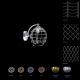 Aplice Cristal Bohemia - Aplica de perete moderna Vision, design LUX cristal ROSÉE BALL