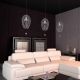 Aplice Cristal Bohemia - Aplica de perete moderna Vision, design LUX cristal ROSÉE BALL